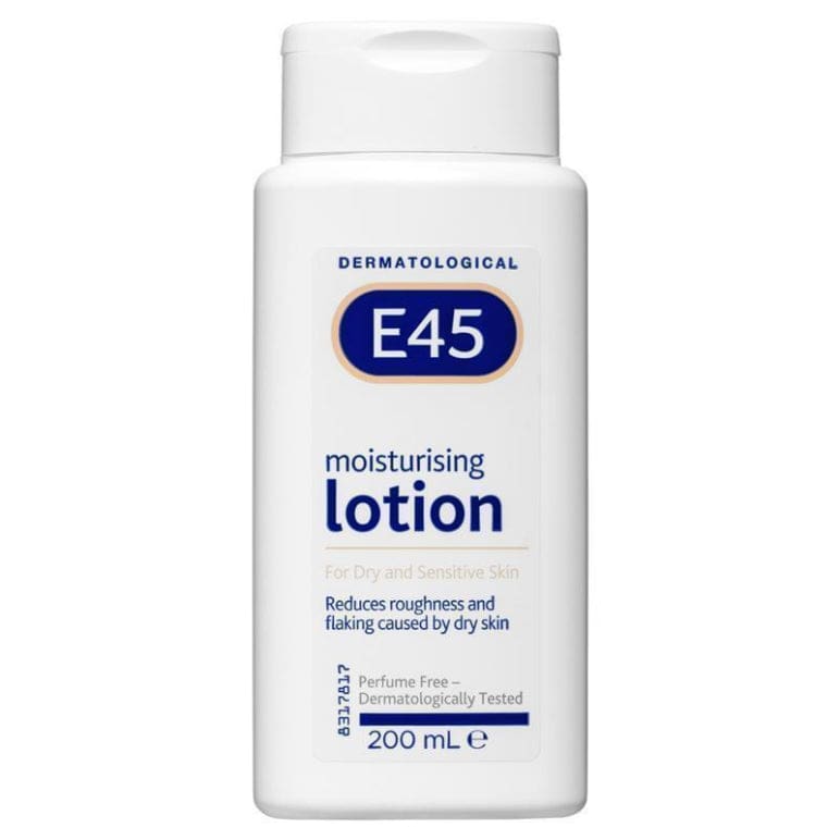 E45 Moisturising Lotion for Dry Skin 200ml front image on Livehealthy HK imported from Australia