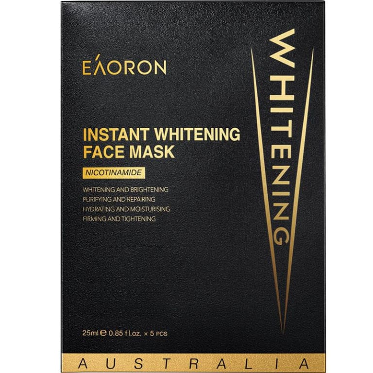 Eaoron Instant Whitening Face Mask 25ml 5 Piece front image on Livehealthy HK imported from Australia