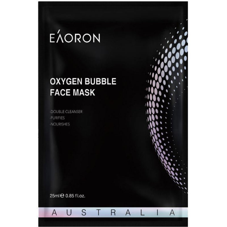 Eaoron Oxygen Bubble Face Mask 25ml front image on Livehealthy HK imported from Australia