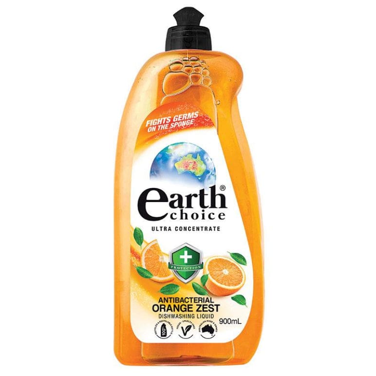 Earth Choice Antibacterial Dishwashing Liquid 900ml front image on Livehealthy HK imported from Australia