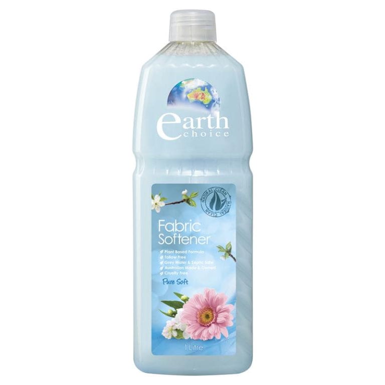 Earth Choice Fabric Softener 1 litre front image on Livehealthy HK imported from Australia