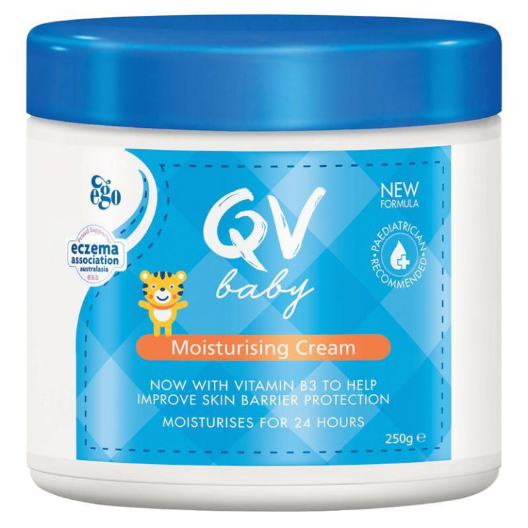 Ego QV Baby Moisturising Cream 250g front image on Livehealthy HK imported from Australia