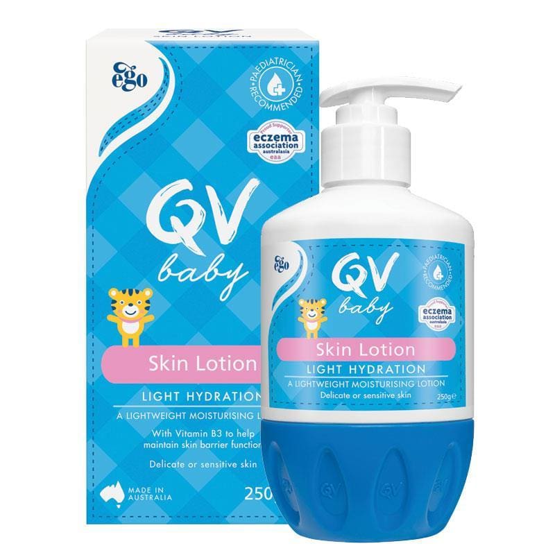 Ego QV Baby Skin Lotion 250g Pump front image on Livehealthy HK imported from Australia