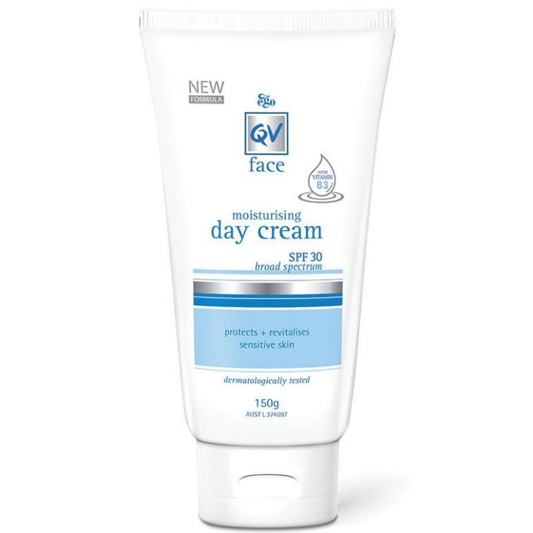 Ego QV Face Day Cream SPF 30 150g front image on Livehealthy HK imported from Australia