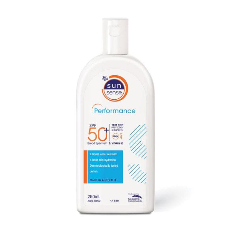 Ego Sunsense Performance SPF 50+ 250ml front image on Livehealthy HK imported from Australia