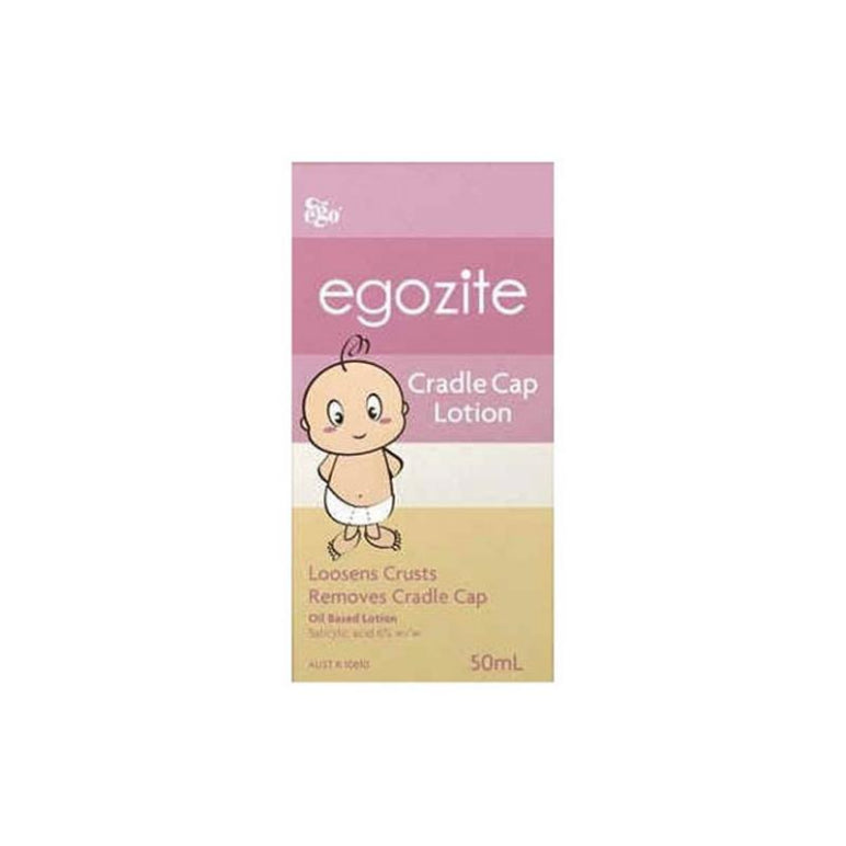 Egozite Cradle Cap Lotion 50Ml front image on Livehealthy HK imported from Australia