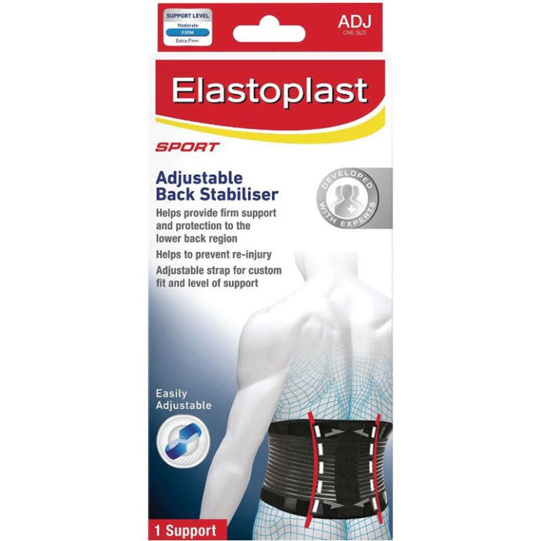 Elastoplast Adjustable Back Stabiliser front image on Livehealthy HK imported from Australia