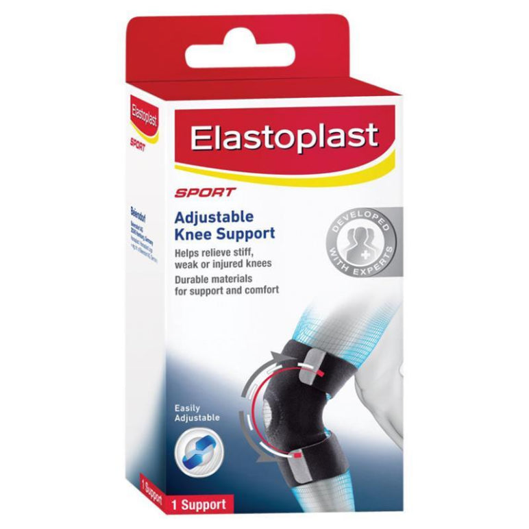 Elastoplast Adjustable Knee Support front image on Livehealthy HK imported from Australia