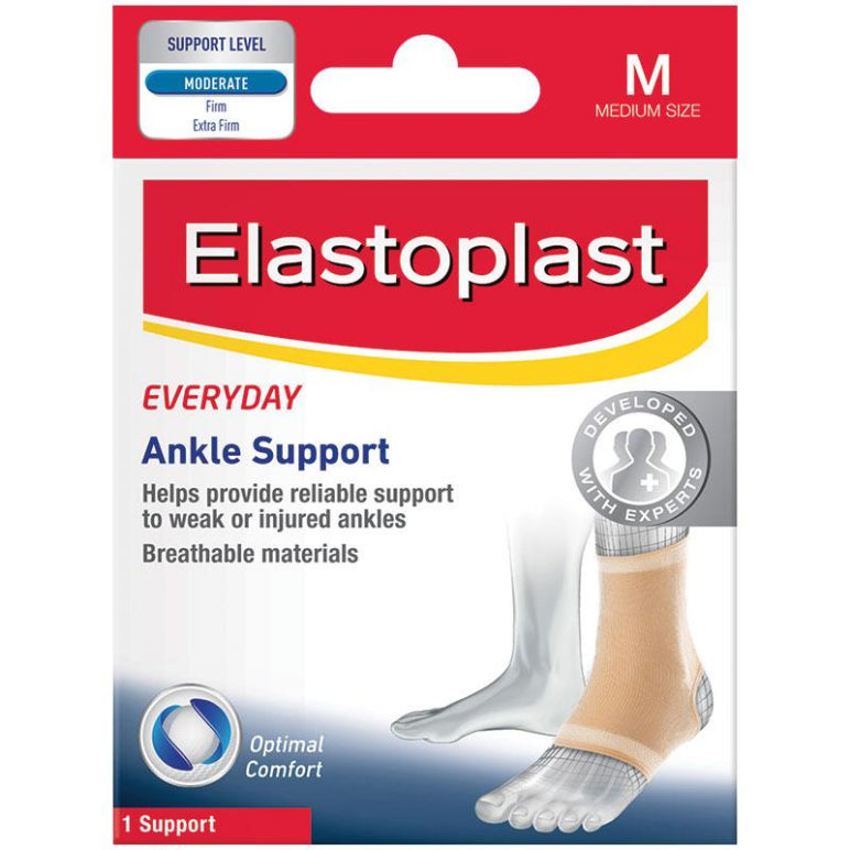 Elastoplast Everyday Ankle Support M front image on Livehealthy HK imported from Australia