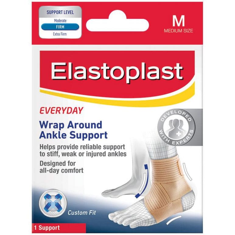 Elastoplast Everyday Wrap Around Ankle Support front image on Livehealthy HK imported from Australia