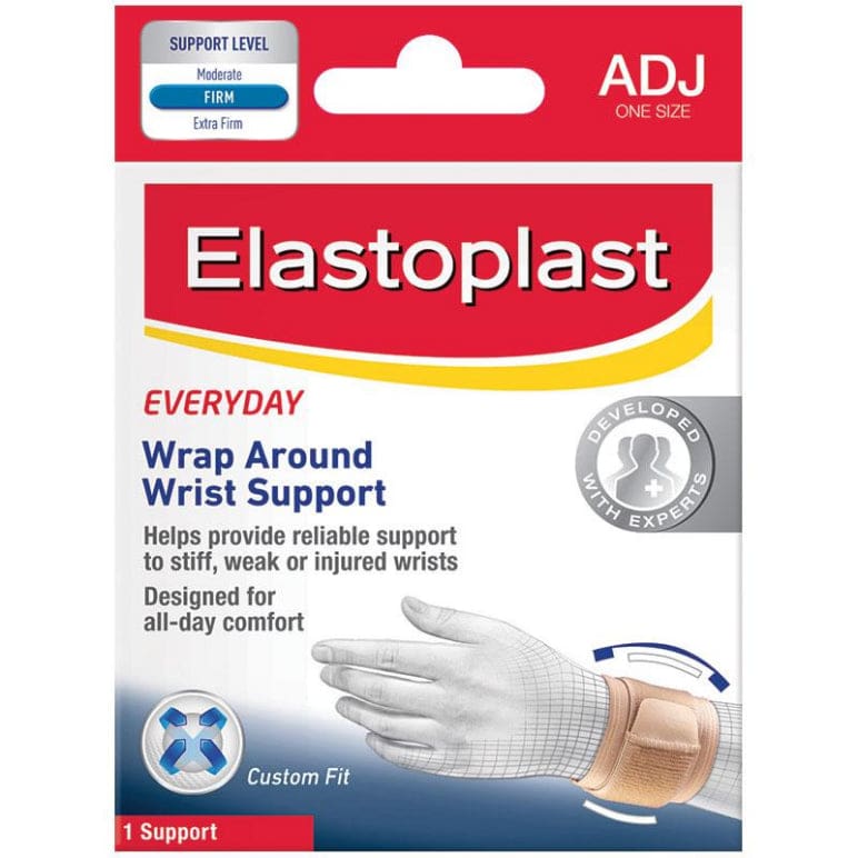 Elastoplast Everyday Wrap Around Wrist Support front image on Livehealthy HK imported from Australia