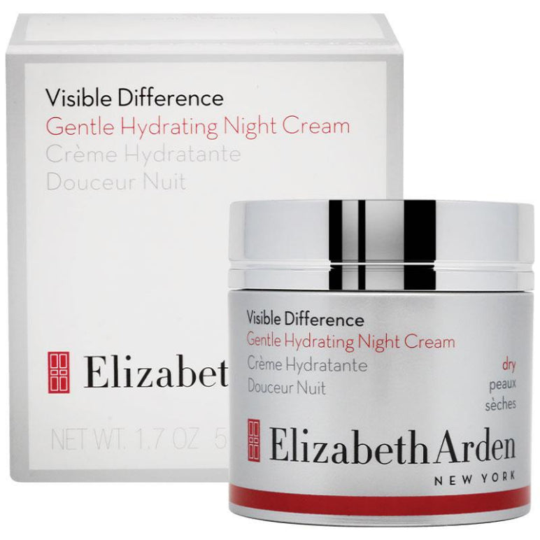 Elizabeth Arden Visible Difference Gentle Hydrating Night Cream 50ml front image on Livehealthy HK imported from Australia