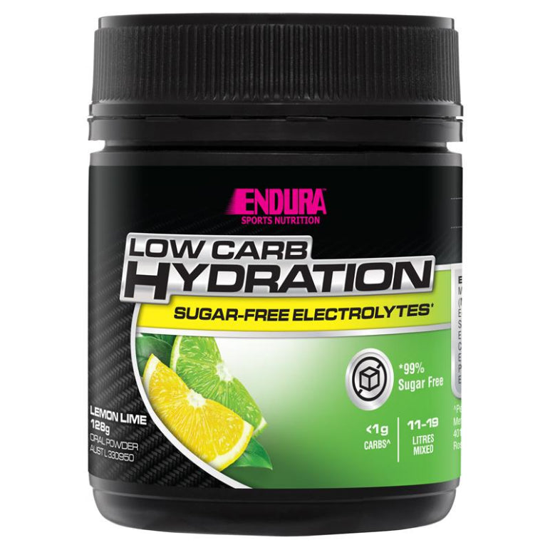 Endura Low Carb Fuel Lemon Lime 128g front image on Livehealthy HK imported from Australia