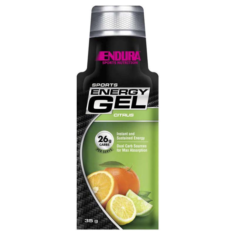 Endura Sports Gel Citrus 35g front image on Livehealthy HK imported from Australia
