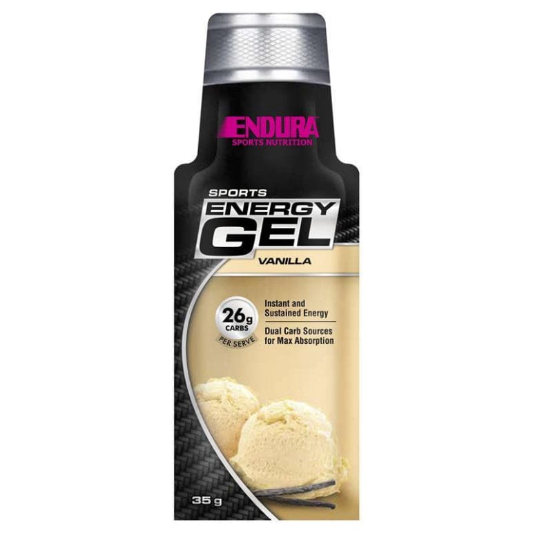 Endura Sports Gel Vanilla 35g front image on Livehealthy HK imported from Australia