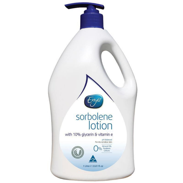 Enya Sorbolene Lotion 1 Litre front image on Livehealthy HK imported from Australia