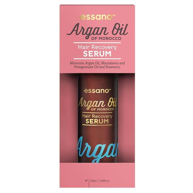 Essano Argan Oil Hair Recovery Serum 50ml front image on Livehealthy HK imported from Australia