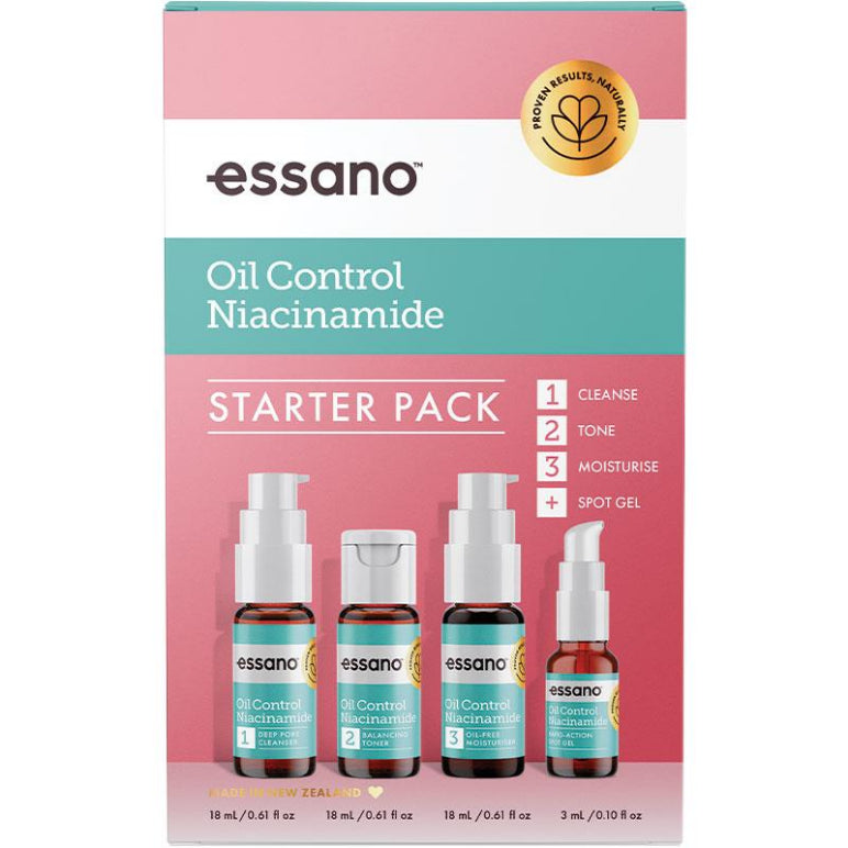 Essano Oil Control Niacinamide Starter Pack front image on Livehealthy HK imported from Australia
