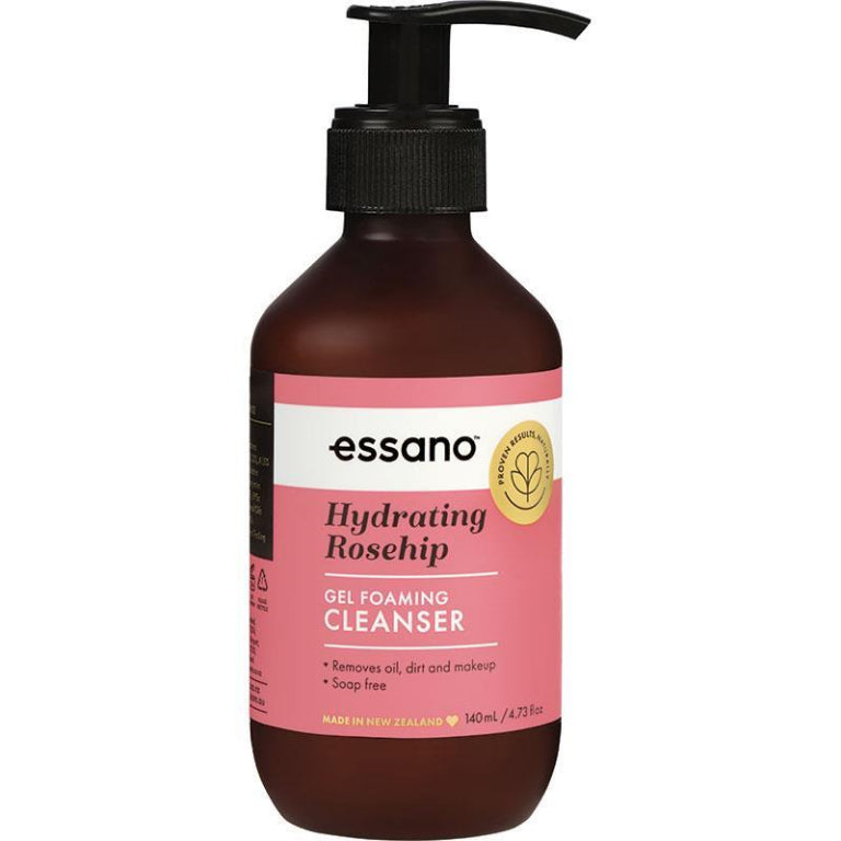 Essano Rosehip Gentle Foaming Facial Cleanser 140ml front image on Livehealthy HK imported from Australia
