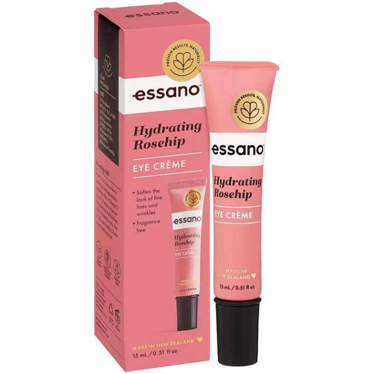 Essano Rosehip Visible Lift Eye Creme 15ml front image on Livehealthy HK imported from Australia
