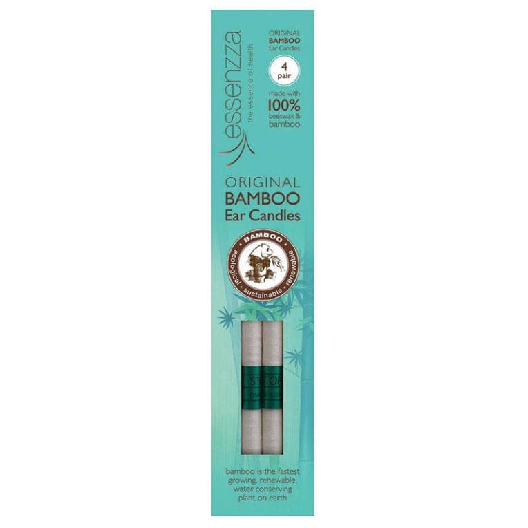 Essenzza Original Bamboo Ear Candles 4 Pair front image on Livehealthy HK imported from Australia
