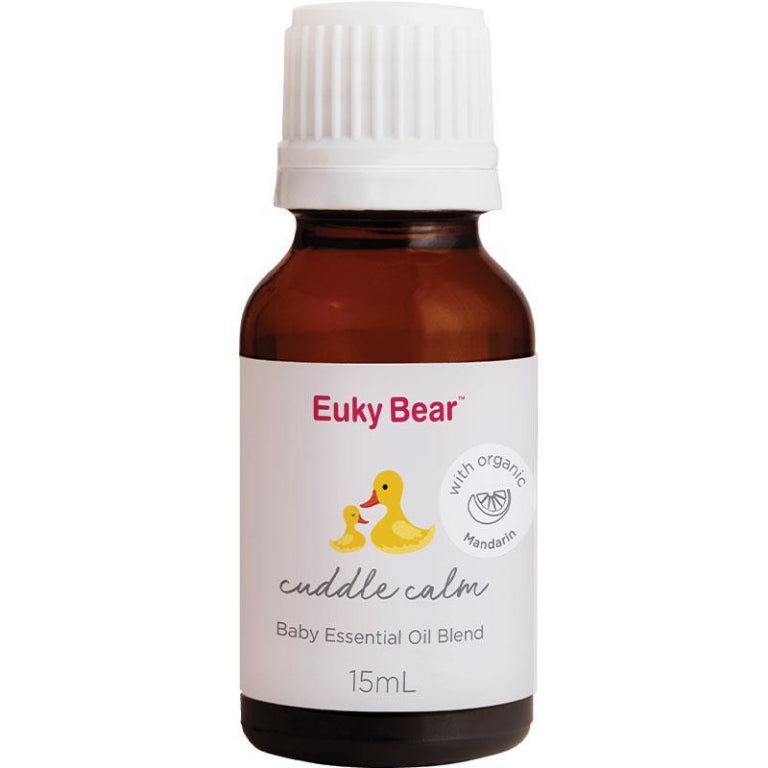 Euky Bear Cuddle Calm Baby Essential Oil Blend 15ml front image on Livehealthy HK imported from Australia