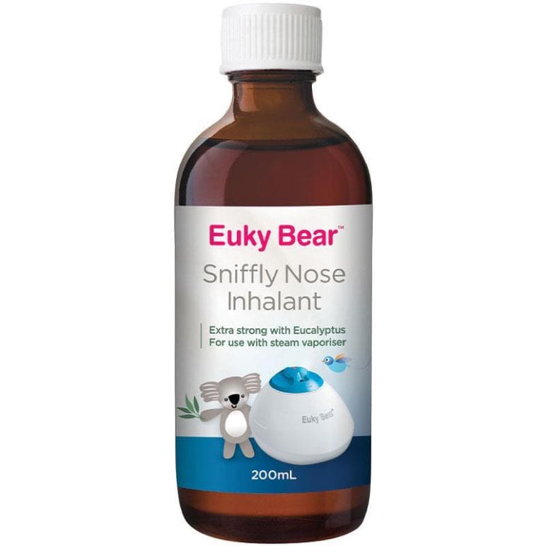 Euky Bear Sniffly Nose Inhalant 200ml front image on Livehealthy HK imported from Australia