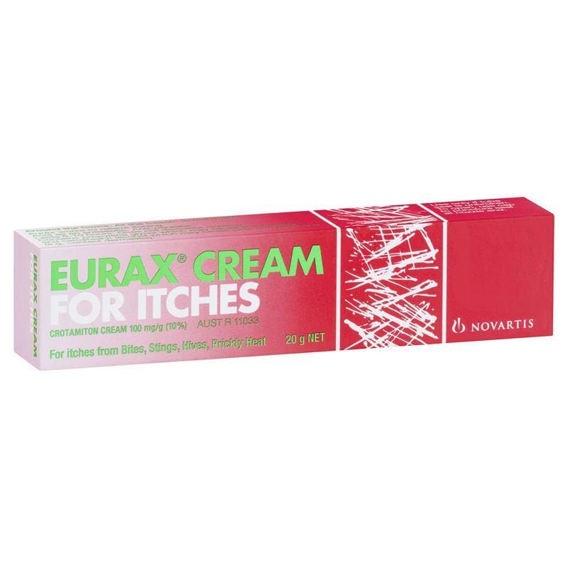 Eurax Cream 10% 20g front image on Livehealthy HK imported from Australia