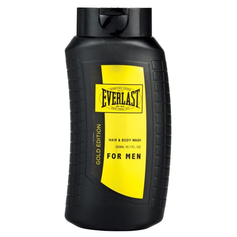 Everlast Gold Hair And Body Wash 300ml front image on Livehealthy HK imported from Australia