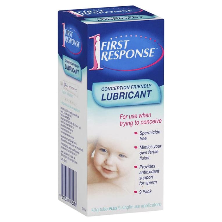 First Response Conception Friendly Lubricant with Applicators 40g front image on Livehealthy HK imported from Australia