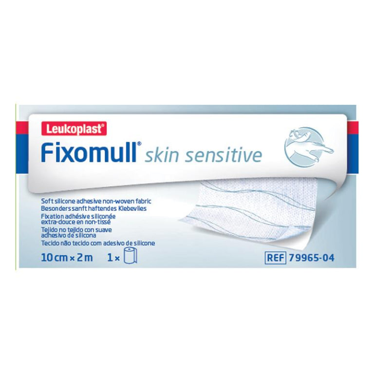 Fixomull Skin Sensitive 10cm x 2m Roll front image on Livehealthy HK imported from Australia