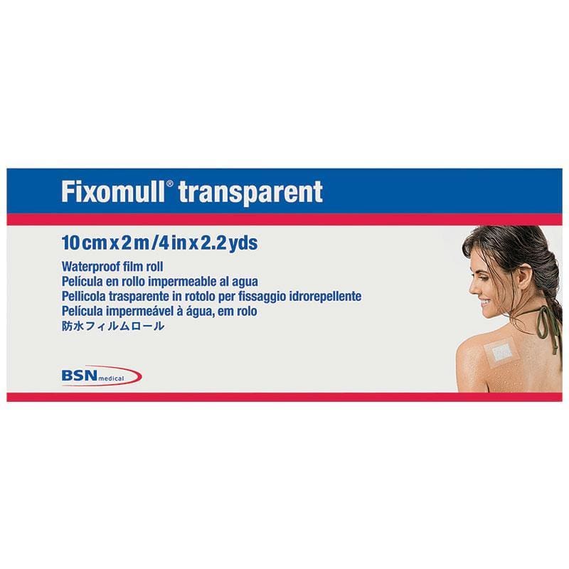 Fixomull Transparent 10cm x 2m front image on Livehealthy HK imported from Australia