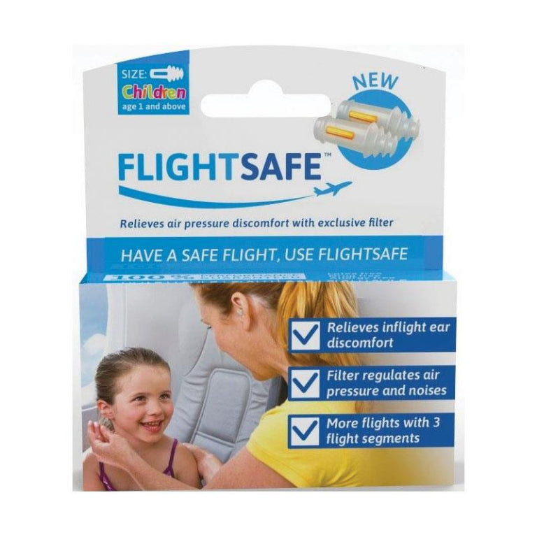 Flightsafe Child Earplugs 1 Pair front image on Livehealthy HK imported from Australia