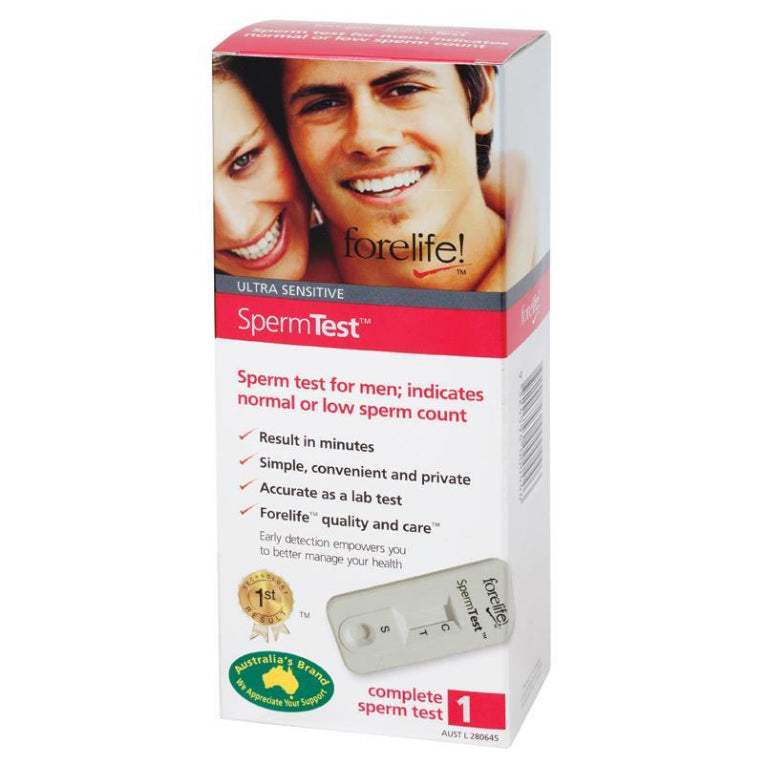Forelife Spermtest For Men front image on Livehealthy HK imported from Australia