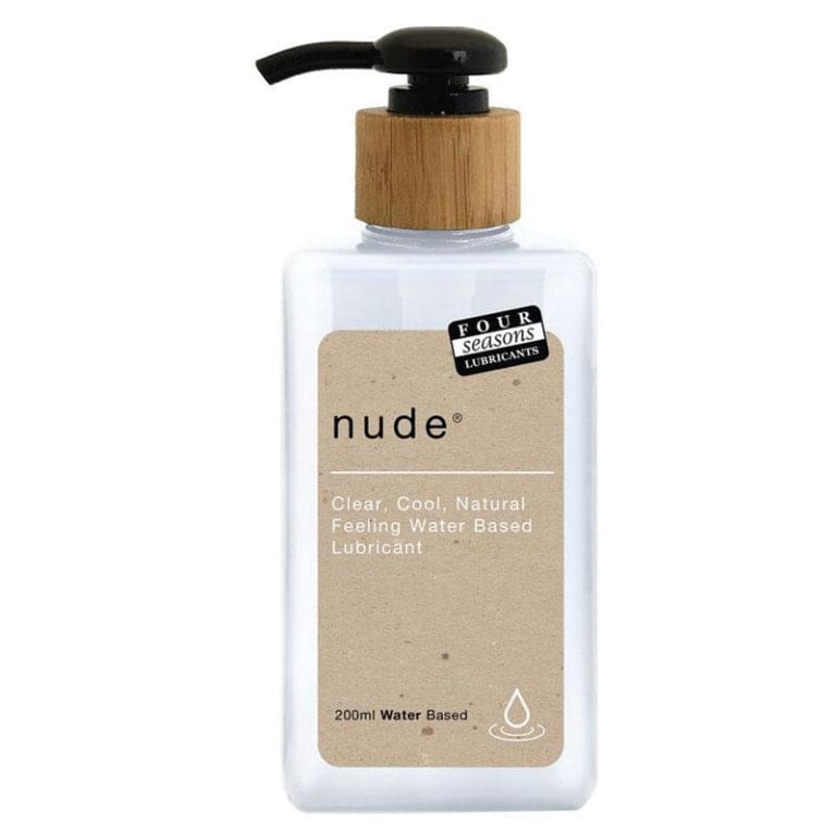 Four Seasons Nude Water-Based Lubricant 200mL front image on Livehealthy HK imported from Australia