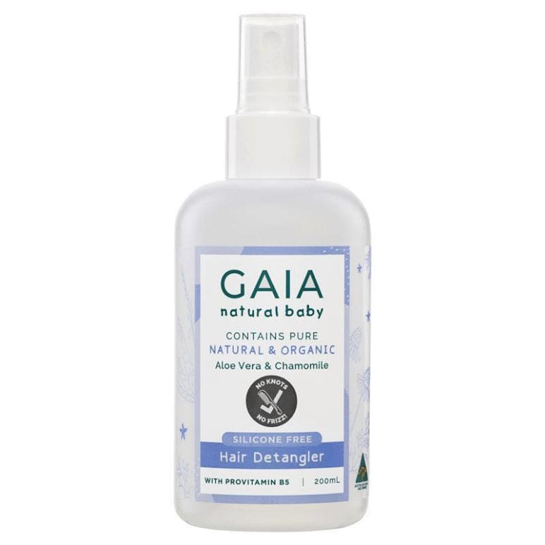 GAIA Natural Baby Hair Detangler 200mL front image on Livehealthy HK imported from Australia