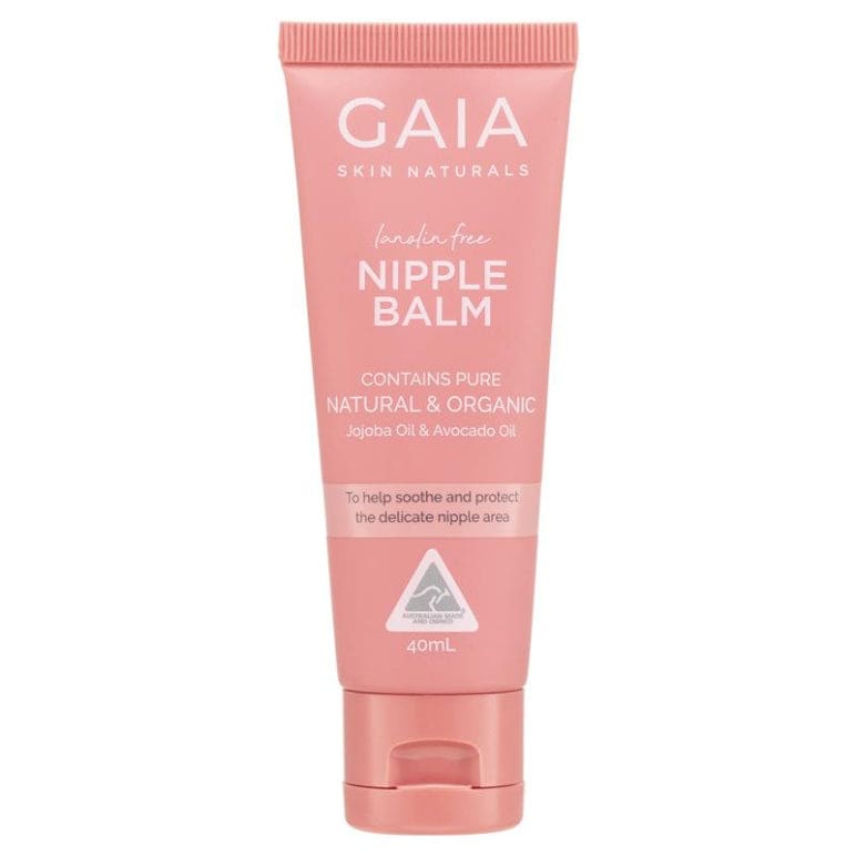 GAIA Skin Naturals Pregnancy Nipple Balm 40mL front image on Livehealthy HK imported from Australia