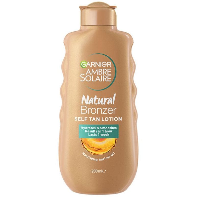 Garnier Ambre Solaire Natural Bronzer Self Tan Lotion 200ml front image on Livehealthy HK imported from Australia