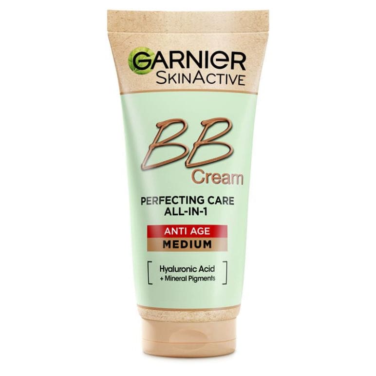 Garnier BB Cream All-In-One Perfector Anti-Age Medium SPF 25 50mL front image on Livehealthy HK imported from Australia