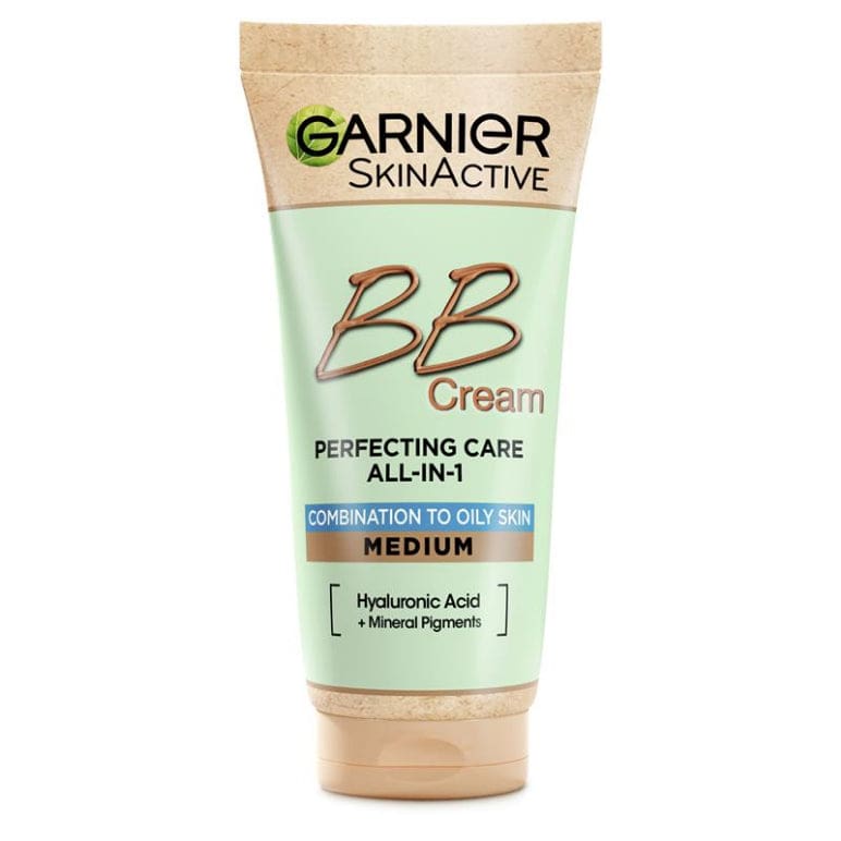 Garnier BB Cream All-In-One Perfector Oil Free Medium SPF 25 50mL front image on Livehealthy HK imported from Australia