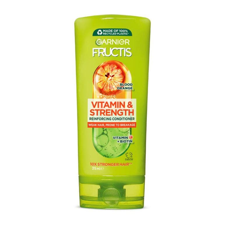 Garnier Fructis Vitamin & Strength Reinforcing Conditioner 315ml front image on Livehealthy HK imported from Australia