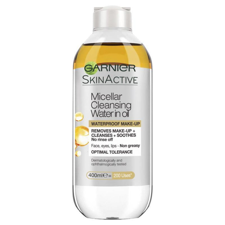 Garnier Micellar Cleansing Water in Oil 400ml front image on Livehealthy HK imported from Australia