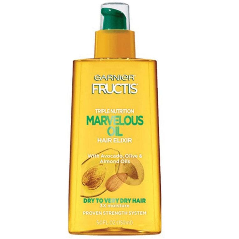 Garnier Triple Nutrition Marvelous Oil Hair Elixir 150ml front image on Livehealthy HK imported from Australia