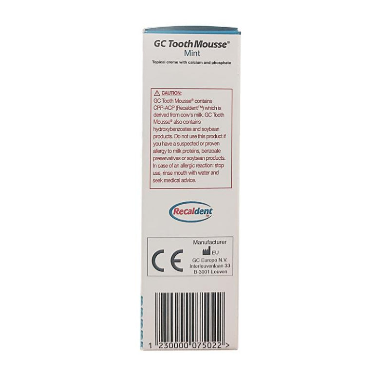 Buy GC Tooth Mousse Mint 40g, Free Delivery to HK