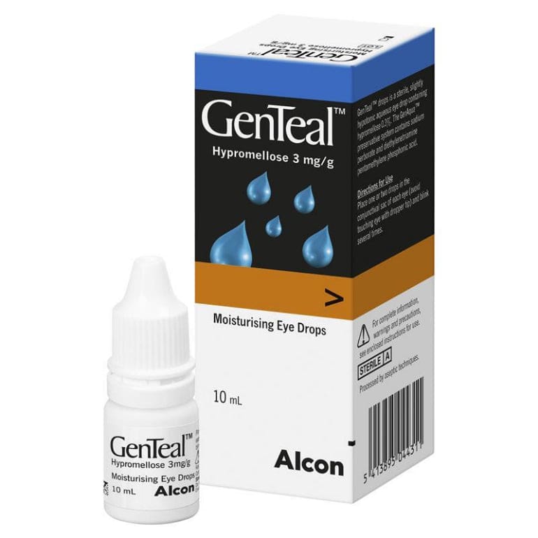 Genteal Eye Drops 10ml front image on Livehealthy HK imported from Australia