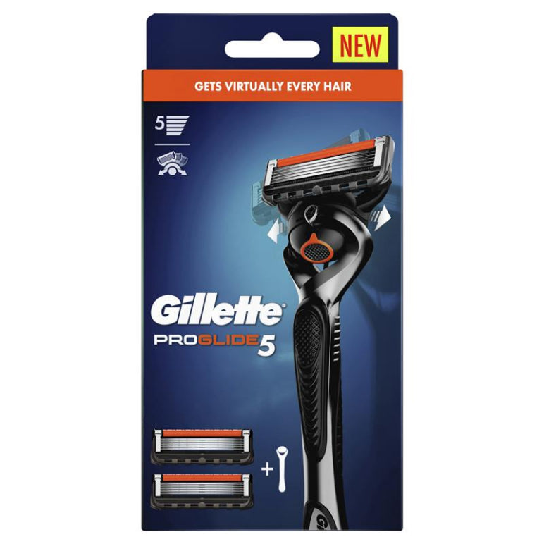 Gillette Fusion Proglide Razor + 2 Blade Refills front image on Livehealthy HK imported from Australia