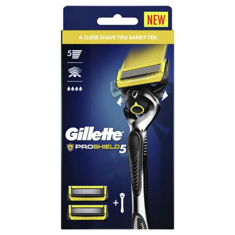 Gillette Fusion ProShield Razor + 1 Blade Refills front image on Livehealthy HK imported from Australia