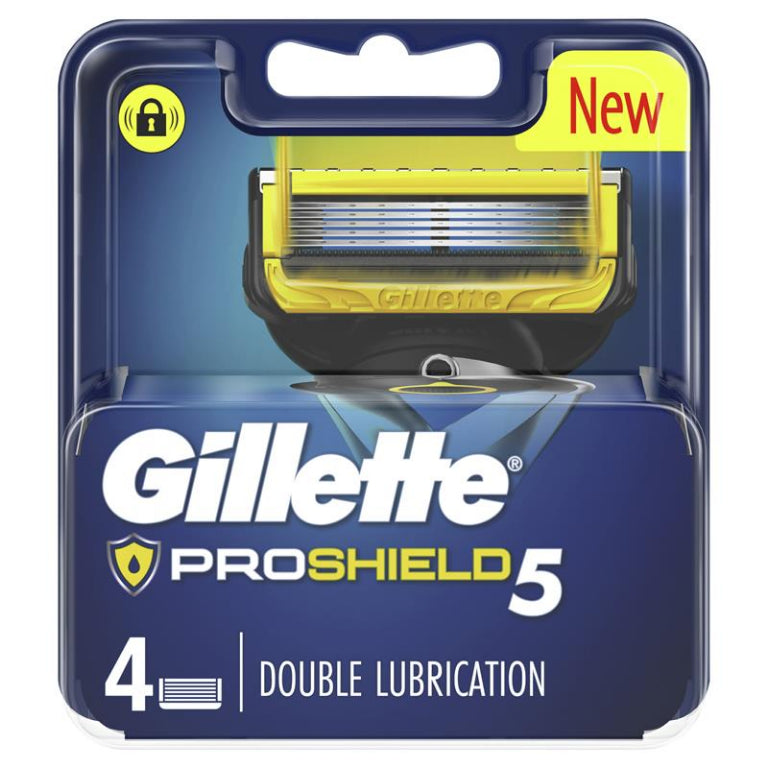 Gillette Fusion ProShield Razor Blades 4 Pack front image on Livehealthy HK imported from Australia