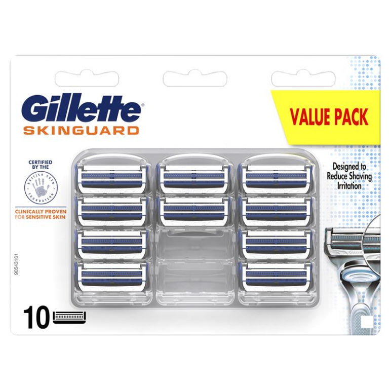 Gillette Skinguard A5 Cartridges 10 Pack front image on Livehealthy HK imported from Australia