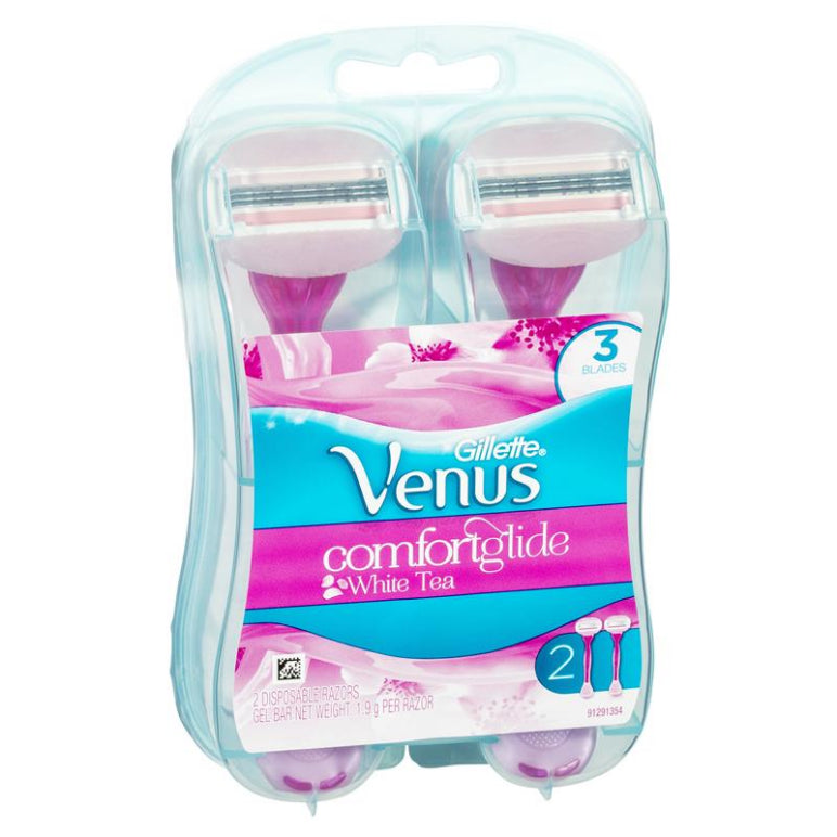 Gillette Venus Spa Breeze Disposable Razor 2 Pack front image on Livehealthy HK imported from Australia